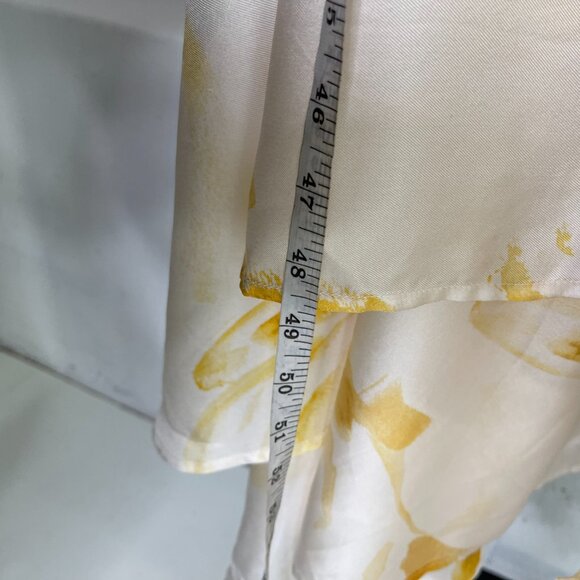 NWT Cult Gaia Womens Yellow Multicolor Chelsea Floral Silk Midi Dress Size M - Picture 11 of 14